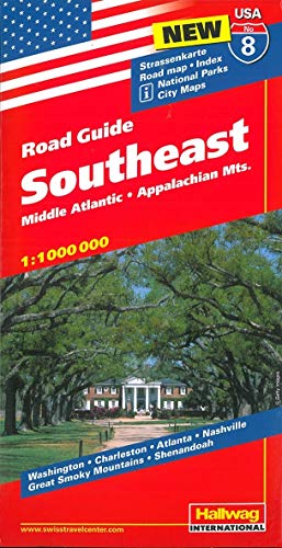 9783828307599: USA Southeast (Road Guide) (Hallwag USA)