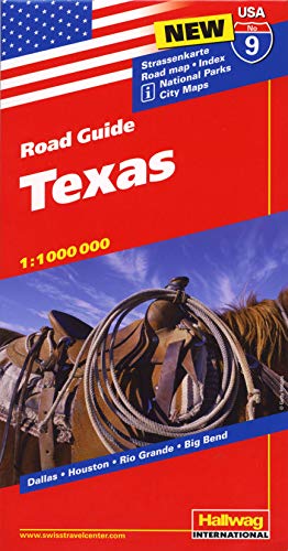 9783828307605: Hallwag USA Texas Road Map