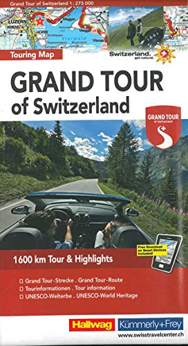 

Grand Tour of Switzerland 1 : 275 000 Touring Map