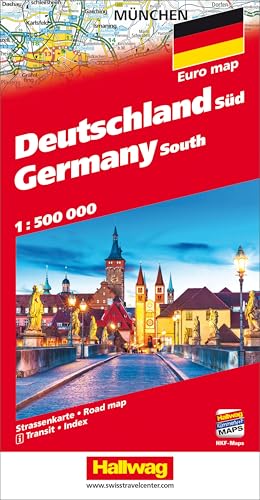 Stock image for Southern Germany, Road Map (English, French, Italian and German Edition) for sale by Book Deals