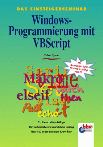 9783828710283: Windows-Programmierung mit VBScript