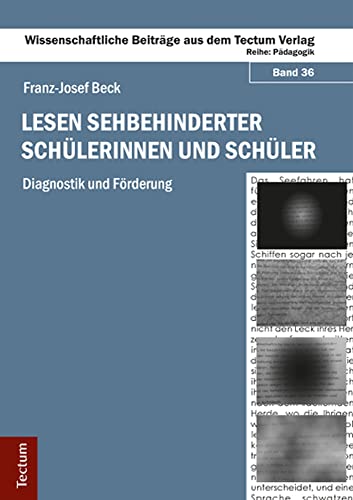 9783828833128: Lesen sehbehinderter Schlerinnen und Schler: Diagnostik und Frderung