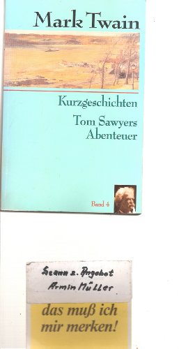 Kurzgeschichten. 7 Taschenbücher. Unterhaltung mit einem Leichenbestatter; Der gestohlene weiße Elefant u.a.; Nach dem Westen u.a.; Tom Sawers Abenteuer; Die Arglosen im Ausland; Meine Reise um die Welt; Der Prinz und der Bettelknabe u.a.; - Twain, Mark