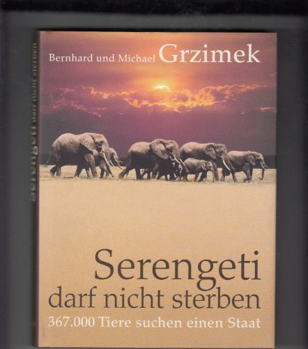 Stock image for Serengeti darf nich sterben; for sale by medimops