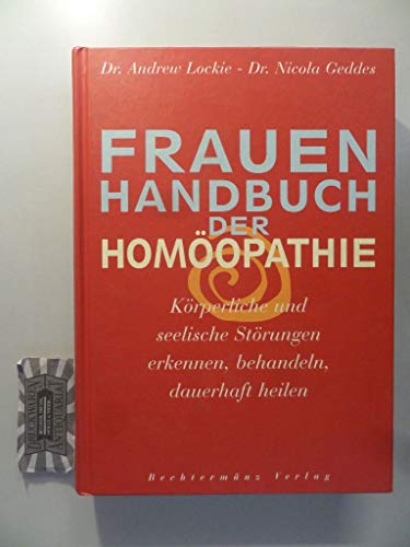 9783828918429: Frauen Handbuch der Homopathie