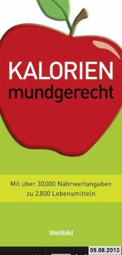 Stock image for Kalorien mundgerecht Mit ber 30000 Nhrwertangaben zu 2800 Lebensmitteln for sale by medimops