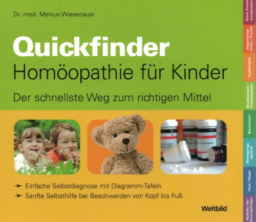 Stock image for Homopathie fr Kinder (Quickfinder) Weltbild Ausgabe for sale by medimops
