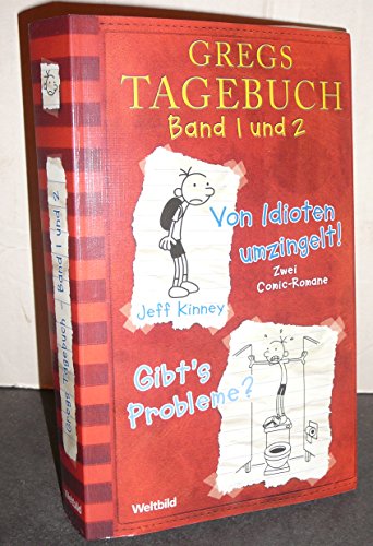 Beispielbild fr Gregs Tagebuch Band 1 und 2 im Doppelband: Von Idioten umzingelt + Gibt's Probleme? zum Verkauf von medimops