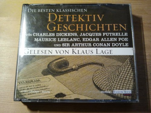 Imagen de archivo de Die besten klassischen Detektiv Geschichten gelesen von Klaus Lage a la venta por medimops