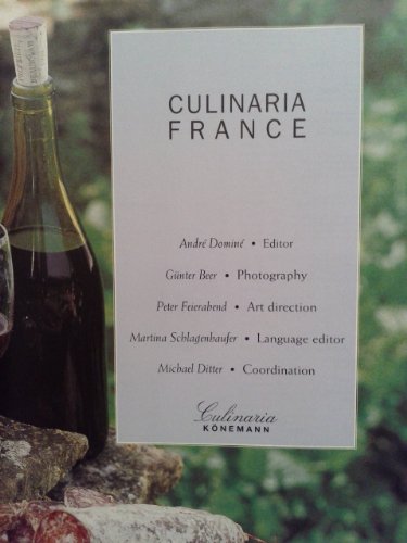 Beispielbild fr Culinaria France (Culinaria Series) zum Verkauf von BooksRun