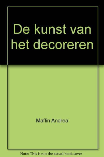 Stock image for De kunst van het decoreren for sale by medimops