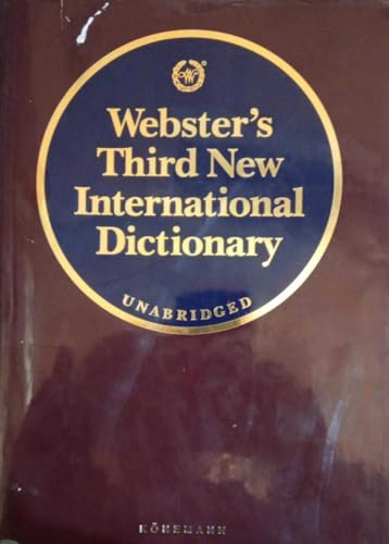 Stock image for Webster's Third New International Dictionary. Of the English Language. Unabridged (Dictionary) for sale by medimops