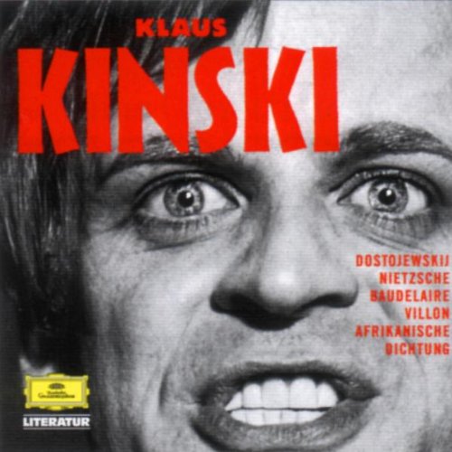 9783829111669: Klaus Kinski spricht Dostojewski, Nietzsche, Baudelaire, Villon und afrikanische Dichtung, 1 Audio-CD - Kinski, Klaus