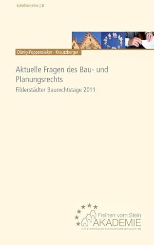 Stock image for Aktuelle Fragen des Bau- und Planungsrechts : Filderstdter Baurechtstage. Tagungsband for sale by Buchpark