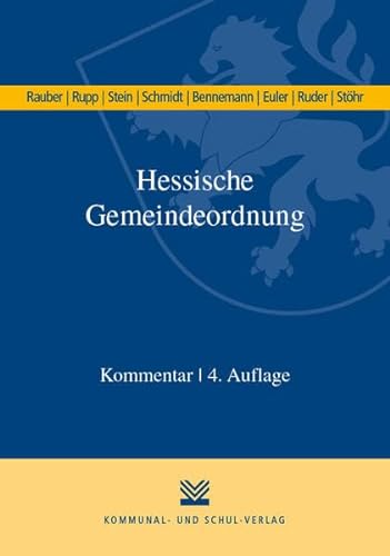 Stock image for Hessische Gemeindeordnung (HGO): Kommentar for sale by Revaluation Books