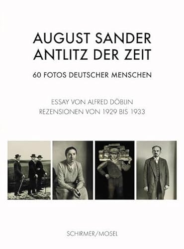 9783829608657: August Sander Antlitz der Zeit 60 Fotos deutscher Menschen /allemand