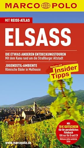 Beispielbild fr MARCO POLO Reisefhrer Elsass: Reisen mit Insider-Tipps. Mit Sprachfhrer Franzsisch zum Verkauf von medimops