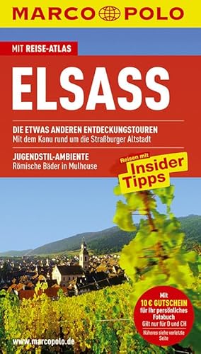 Stock image for MARCO POLO Reisefhrer Elsass: Reisen mit Insider-Tipps. Mit Sprachfhrer Franzsisch for sale by medimops