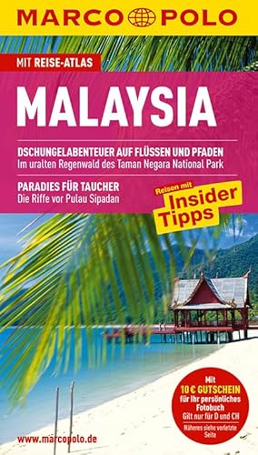 Stock image for MARCO POLO Reisefhrer Malaysia: Reisen mit Insider Tipps. Mit Reiseatlas und Sprachfhrer Englisch. Paradies fr Taucher. Dschugelabenteuer auf Flssen und Pfaden for sale by medimops