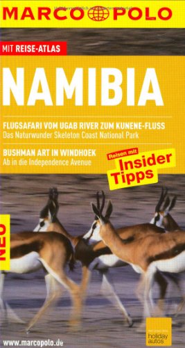 Stock image for MARCO POLO Reisefhrer Namibia: Reisen mit Insider-Tipps. Mit Reiseatlas Namibia und Sprachfhrer Englisch for sale by medimops