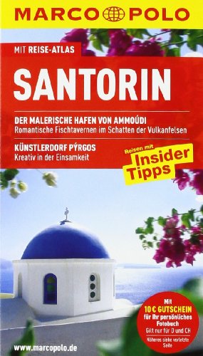 Imagen de archivo de MARCO POLO Reisefhrer Santorin: Reisen mit Insider-Tipps a la venta por GF Books, Inc.