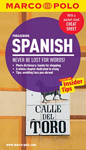 Beispielbild fr Spanish Marco Polo Phrasebook (Marco Polo Phrasebooks) zum Verkauf von AwesomeBooks