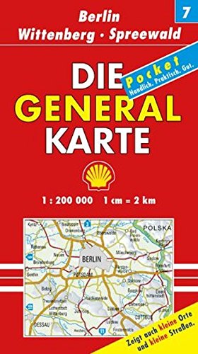 Beispielbild fr Die Generalkarten Deutschland Pocket, 20 Bl., Bl.7, Berlin, Wittenberg, Spreewald zum Verkauf von medimops