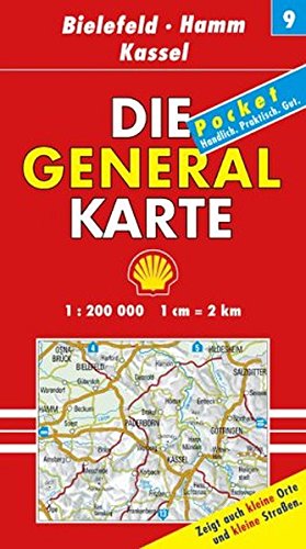 Beispielbild fr Die Generalkarten Deutschland Pocket, 20 Bl., Bl.9, Bielefeld, Hamm, Kassel zum Verkauf von medimops