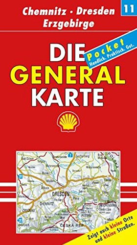 Beispielbild für Die Generalkarten Deutschland Pocket, 20 Bl., Bl.11, Chemnitz, Dresden, Erzgebirge zum Verkauf von medimops