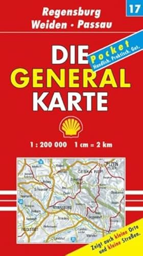 Beispielbild fr Die Generalkarten Deutschland Pocket, 20 Bl., Bl.17, Regensburg, Weiden, Passau zum Verkauf von medimops