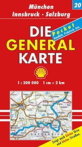 Beispielbild fr Die Generalkarten Deutschland Pocket, 20 Bl., Bl.20, Mnchen, Innsbruck, Salzburg zum Verkauf von medimops