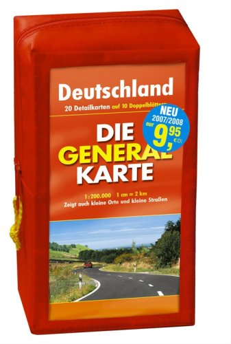 9783829721554: GENERALKARTEN DEUTSCHLAND 1-20 TASCHE