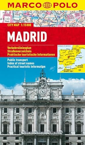 Beispielbild fr Marco Polo City Map International Madrid 1:15 000 zum Verkauf von medimops