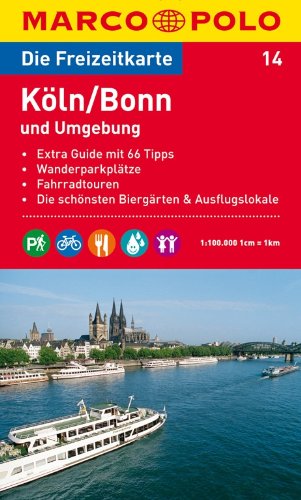 MARCO POLO Freizeitkarte 14 Köln / Bonn und Umgebung 1 : 100 000