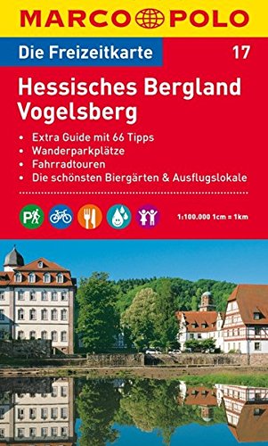 MARCO POLO Freizeitkarte Hessisches Bergland, Vogelsberg 1:100.000