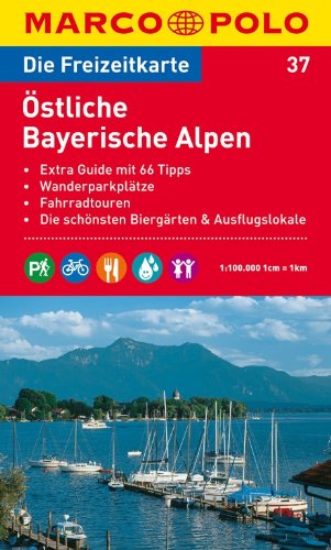 MARCO POLO Freizeitkarte 37 Östliche Bayerische Alpen 1 : 100 000