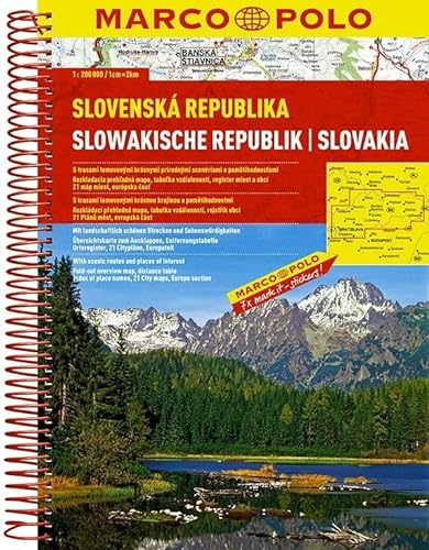 Slovakia Marco Polo Road Atlas (9783829737142) by Marco Polo Travel Publishing