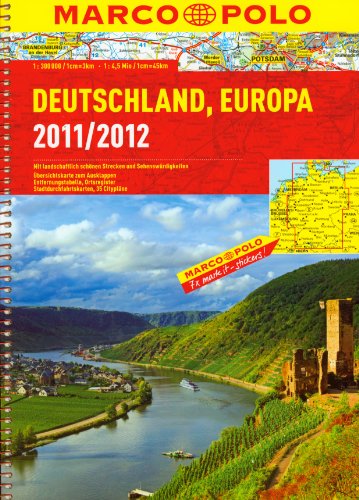 Beispielbild fr Marco Polo Reiseatlas Deutschland, Europa 2011/2012 zum Verkauf von medimops