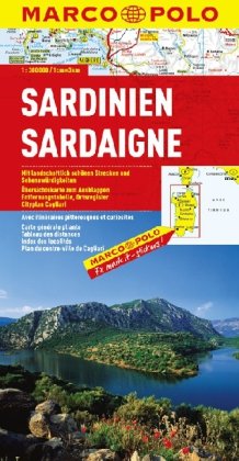 Italien. 1:300000: MARCO POLO Regionalkarte Italien. Sardinien 1 : 300 000: TEIL 11 - Mairdumont