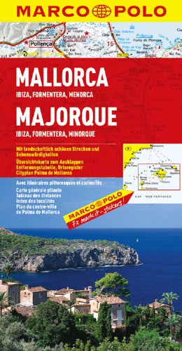 Beispielbild fr Spanien. 1:300000: MARCO POLO Regionalkarte Spanien. Mallorca, Ibiza, Formentera, Menorca 1 : 150 00 zum Verkauf von medimops