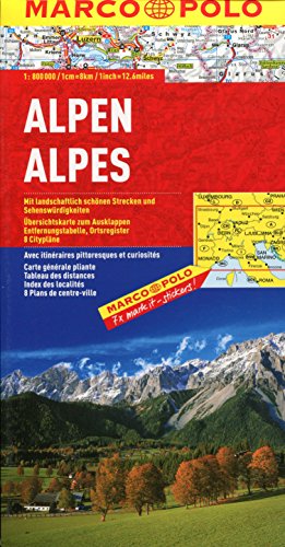 9783829738507: "alpes euro ; carte marco polo"