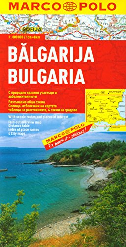 Bulgaria Marco Polo Map (Marco Polo Maps) (9783829738538) by Marco Polo Travel Publishing