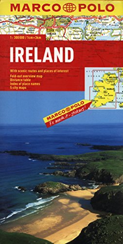 Beispielbild fr Ireland : with scenic routes and places of interest ; fold-out overview map, distance table, index of place names, 5 city maps. Marco Polo zum Verkauf von Wanda Schwrer