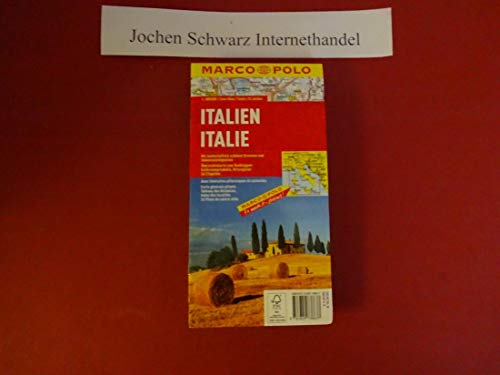 ITALIA. con itinerari panoramici e luoghi di interesse turistico ; carta generale all interno della copertina, tabella distanze stradali, indice delle località, 26 piante dei centri città = Italy : with scenic routes and places of interest ; fold-out overview map, distance table, index of place names, 26 city maps