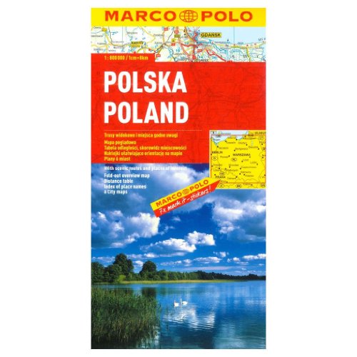 MARCO POLO Länderkarte Polen 1:800.000: Mit landschaftlich schönen Strecken und Sehenswürdigkeiten. Übersichtskarte zum Ausklappen, . 6 Citypläne (MARCO POLO Länderkarten) - MARCO, POLO