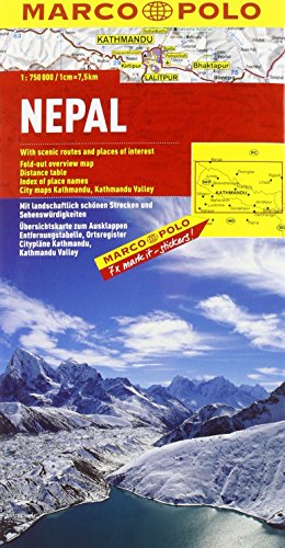 9783829739207: Nepal Marco Polo Map (Marco Polo Maps (Multilingual))