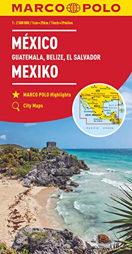 Imagen de archivo de Mexico Marco Polo Map (Marco Polo Maps) (English and German Edition) a la venta por Lakeside Books