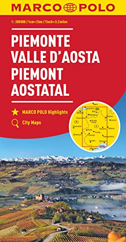 9783829739733: Marco Polo Pimonte - Aostadal 1: Wegenkaart 1:200 000: 01