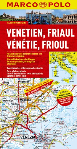 9783829740227: Italy - Veneto, Friuli, Lake Garda Marco Polo Map (Marco Polo Maps (Multilingual)) [Idioma Ingls]