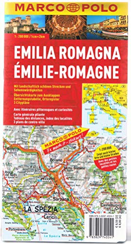 9783829740241: MPK I6 Emilia Romagna 1:200.000 (Marco Polo Maps (Multilingual))